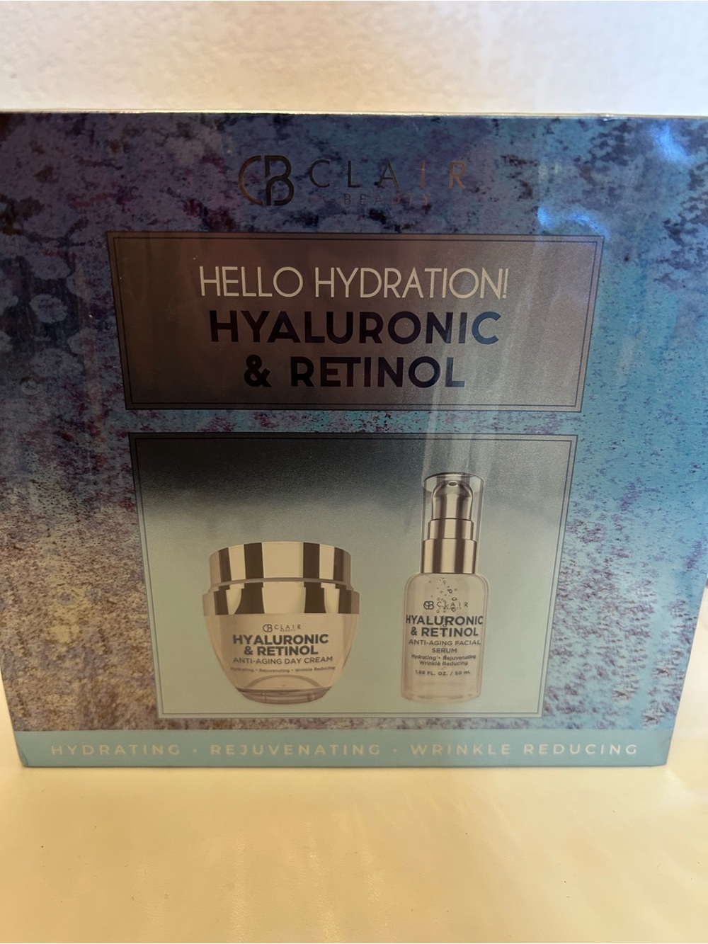 Clair Beaty - Hello Hydration Hyaluronic & Retinol Set — Blue